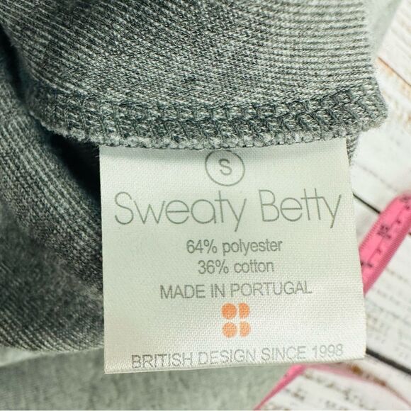 Sweaty Betty Women’s Size Small Cantar Luxe Gray Pencil Skirt with Black Trim - Picture 11 of 12